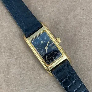 Vintage 1980\'s JB Champion Tank Style Gold Watch Gold Hands Roman Numerals $_57.PNG?set_id=880000500F main image 4